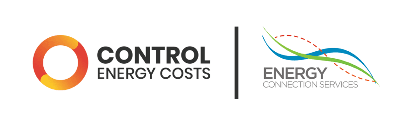 Control Energy Costs logo and ECS logo. Strategic merger